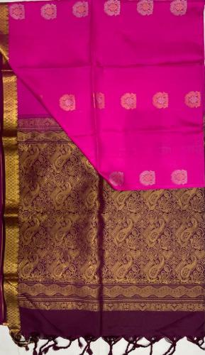 SOFT SILK SAREE WITH BLOUSE